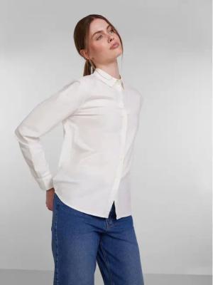Pieces Hemd Irena 17087952 Weiß Regular Fit