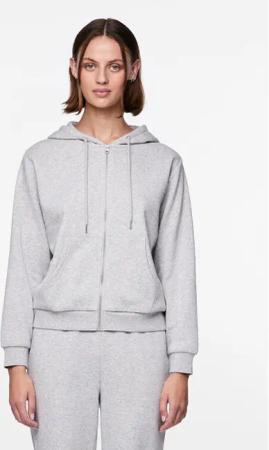 Pieces Sweatshirt 17140741 Grau Regular Fit