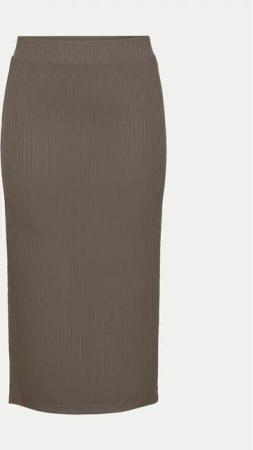 Pieces Bleistiftrock 17101527 Braun Slim Fit