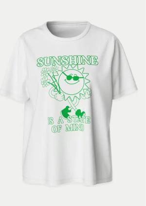 Pieces T-Shirt Tulia 17156902 Weiß Oversize