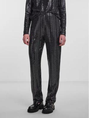 Pieces Stoffhose 17143896 Schwarz Straight Fit