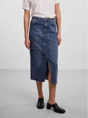 Pieces Jeansrock 17144829 Blau Regular Fit