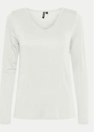 Pieces T-Shirt Billo 17151127 Weiß Regular Fit