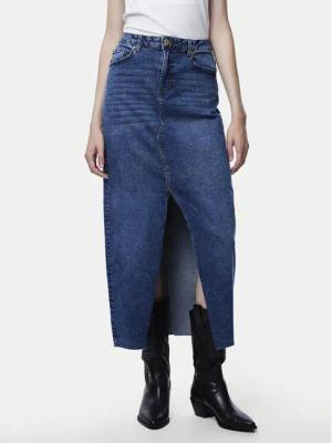 Pieces Jeansrock Jessie 17150234 Blau Regular Fit