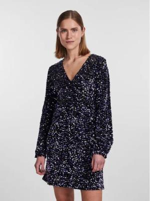 Pieces Coctailkleid 17133626 Schwarz Slim Fit