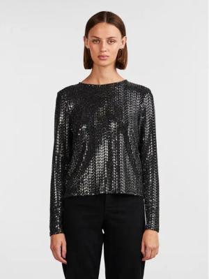 Pieces Bluse 17143894 Schwarz Regular Fit