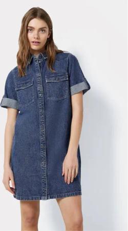 Noisy May Jeanskleid New Signe 27030040 Blau Loose Fit