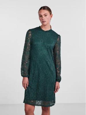 Pieces Kleid für den Alltag 17139864 Grün Regular Fit