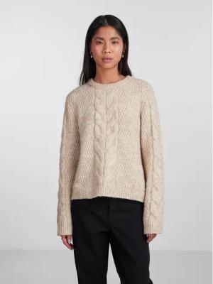 Pieces Pullover 17140372 Beige Regular Fit