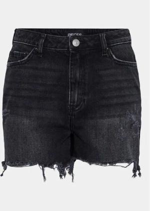 Pieces Jeansshorts Summer 17146748 Schwarz Regular Fit