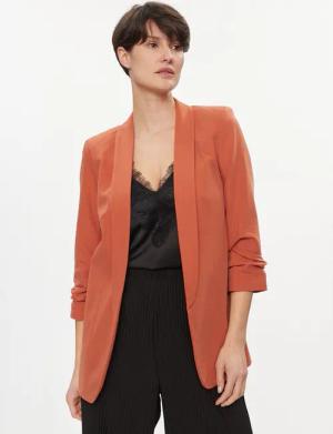 Pieces Sakko Bosella 17090996 Orange Regular Fit