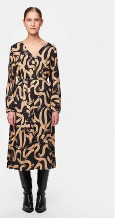 Pieces Hemdkleid Merita 17147634 Beige Regular Fit