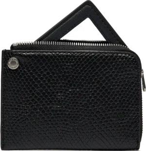 Calvin Klein Jeans Kleine Damen Geldbörse Sculpted Wallet Square Mirror K60K611563 Schwarz