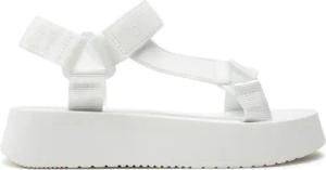 Calvin Klein Jeans Sandalen Sandal Velcro Webbing Dc YW0YW01353 Weiß