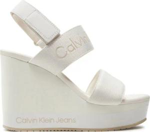 Calvin Klein Jeans Sandalen Wedge Sandal Webbing In Mr YW0YW01360 Weiß
