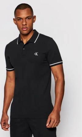 Calvin Klein Jeans Poloshirt J30J315603 Schwarz Slim Fit