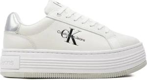 Calvin Klein Jeans Sneakers Bold Platf Low Lace Lth Ml Mtl YW0YW01516 Weiß