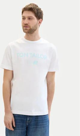 Tom Tailor T-Shirt 1041871 Weiß Regular Fit
