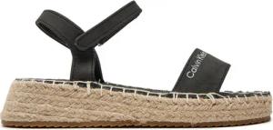Calvin Klein Jeans Espadrilles Rope Wedge V3A7-80839-1708 S Schwarz