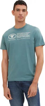 Tom Tailor T-Shirt 1035611 Grün Regular Fit