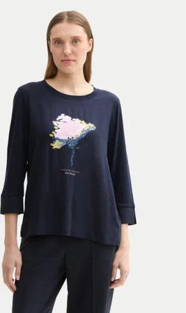 Tom Tailor Bluse 1043110 Dunkelblau Regular Fit