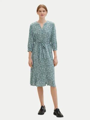 Tom Tailor Hemdkleid 1041205 Grün Regular Fit