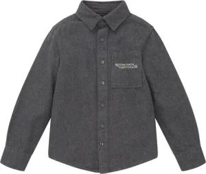 Tom Tailor Hemd 1034269 Grau Regular Fit