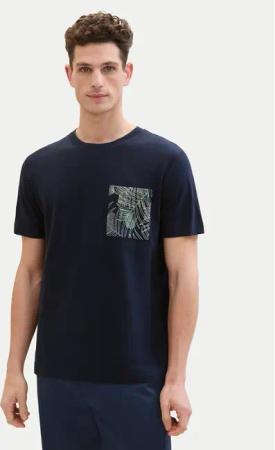 Tom Tailor T-Shirt 1040945 Dunkelblau Regular Fit