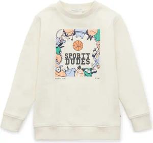 Tom Tailor Sweatshirt 1037581 Écru Regular Fit