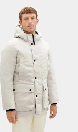Tom Tailor Übergangsjacke 1037347 Écru Regular Fit