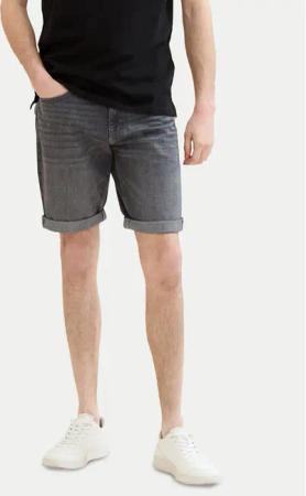 Tom Tailor Jeansshorts 1040194 Grau Regular Fit