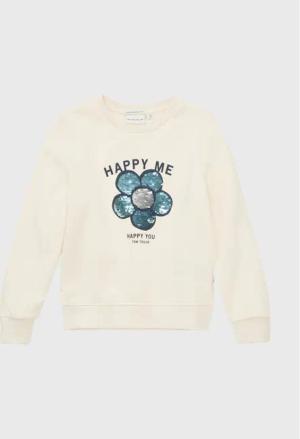 Tom Tailor Sweatshirt 1033958 Écru Regular Fit