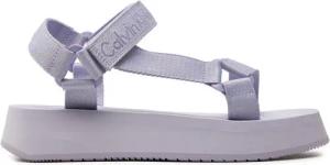 Calvin Klein Jeans Sandalen Sandal Velcro Webbing In Mtl YW0YW01480 Violett