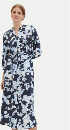 Tom Tailor Hemdkleid 1040361 Blau Regular Fit