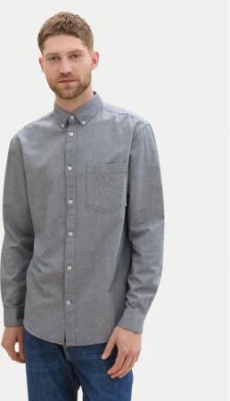 Tom Tailor Hemd 1042640 Grau Regular Fit