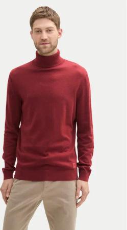 Tom Tailor Rollkragenpullover 1042456 Rot Regular Fit