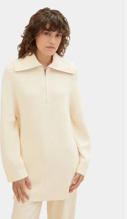 Tom Tailor Pullover 1037787 Écru Regular Fit