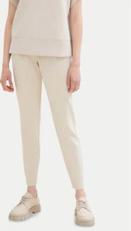 Tom Tailor Stoffhose 1008375 Beige Loose Fit