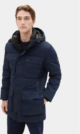 Tom Tailor Daunenjacke 1037359 Dunkelblau Regular Fit
