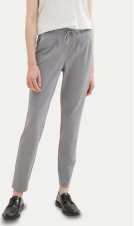 Tom Tailor Stoffhose 1008375 Grau Loose Fit