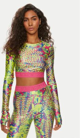 Versace Jeans Couture Bluse 76HAH218 Bunt Slim Fit