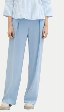 Tom Tailor Stoffhose 1040686 Himmelblau Wide Leg