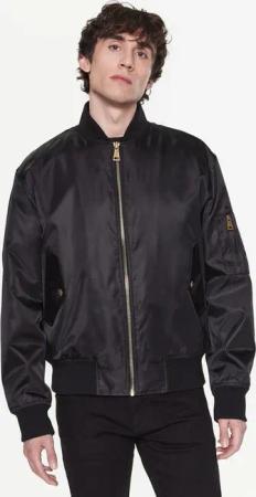 Versace Jeans Couture Bomberjacke 74GASD07 Schwarz Regular Fit