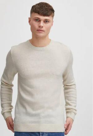 Solid Pullover 21107341 Beige Regular Fit