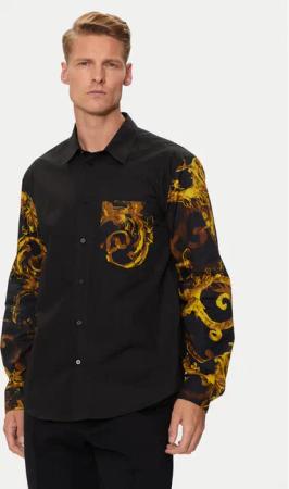 Versace Jeans Couture Hemd 76GAL2R2 Schwarz Regular Fit