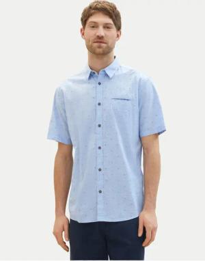 Tom Tailor Hemd 1040138 Blau Regular Fit