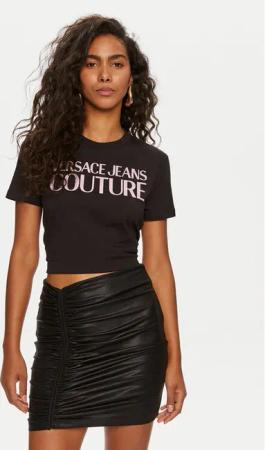 Versace Jeans Couture T-Shirt 76HAHG03 Schwarz Regular Fit