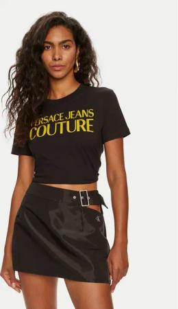 Versace Jeans Couture T-Shirt 76HAHG03 Schwarz Regular Fit