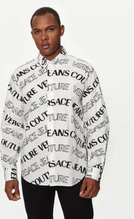 Versace Jeans Couture Hemd 76GAL2R0 Weiß Regular Fit