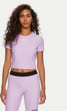 Versace Jeans Couture T-Shirt 76HAH602 Violett Slim Fit